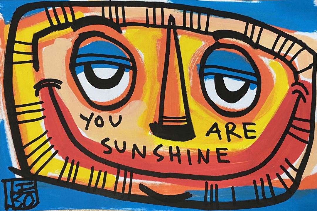 You Are Sunshine - Lebo Steel Mineral Print